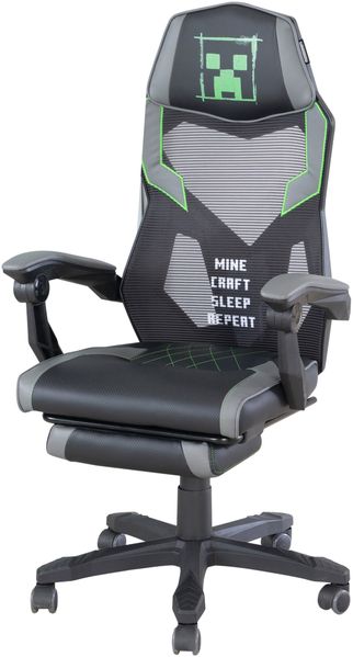 MINECRAFT - Gamingstuhl, Drehstuhl, Bürostuhl, gepolsterte Sitzmöbel mit funktionalem Design