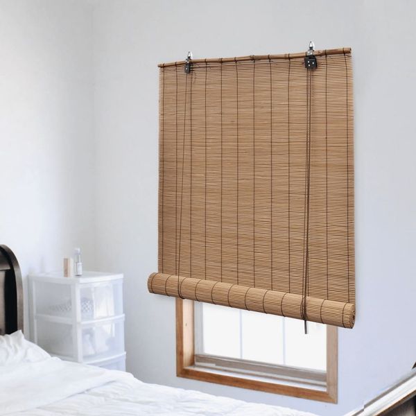 vidaXL Bambusrollo, Braun, 150x160 cm, 1 Rollo