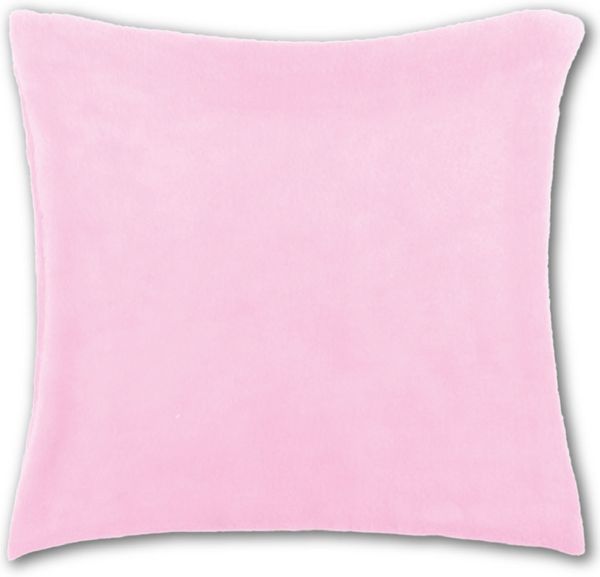 Kissenhülle Kuschel 30x30cm Kissenbezug Dekokissen Auswahl: rosa - hellrosa ohne Füllung