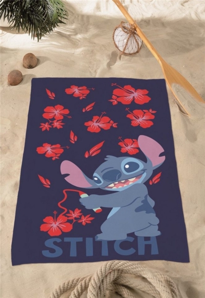 Aymax sprl Strandtuch Disney Lilo & Stitch Badehandtuch aus 100% Baumwolle 70x140 cm