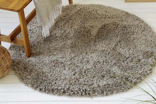 OTTO home Hochflor-Teppich Josetta, auch als Läufer erhältlich, rund, Höhe: 50 mm, Langflor, Shaggy, dichter weicher Hochflor, uni farben, Wohnzimmer