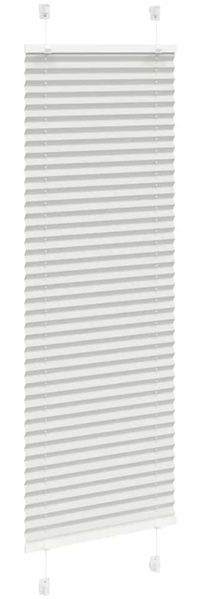 vidaXL Plissee Hellgrau 45x150 cm Stoffbreite 44,4 cm Polyester 4015336 Bild 3