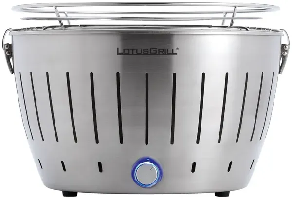LotusGrill Tischgrill Classic GSS34P Edelstahl Holzkohle