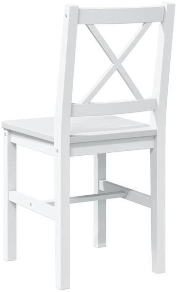 vidaXL 5-tlg. Essgruppe Weiß [240883] Bild 10