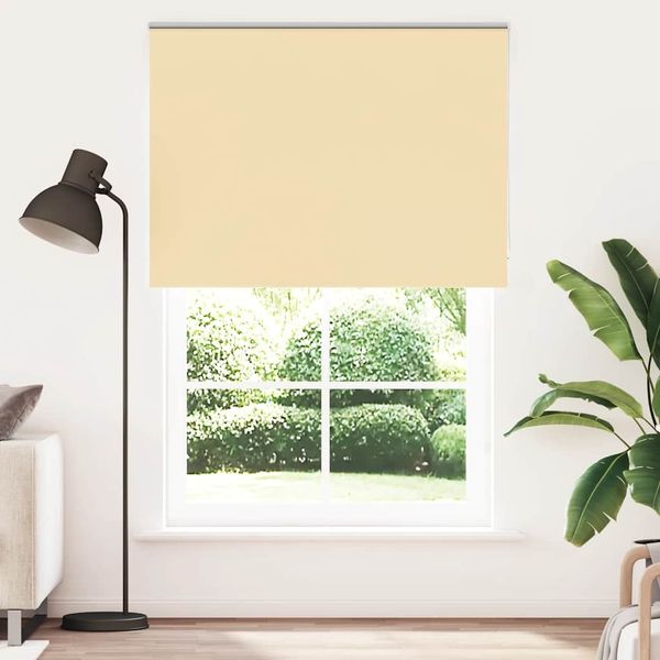 vidaXL Verdunkelungsrollo Beige 165x230 cm Stoffbreite 161,6 cm 4010829