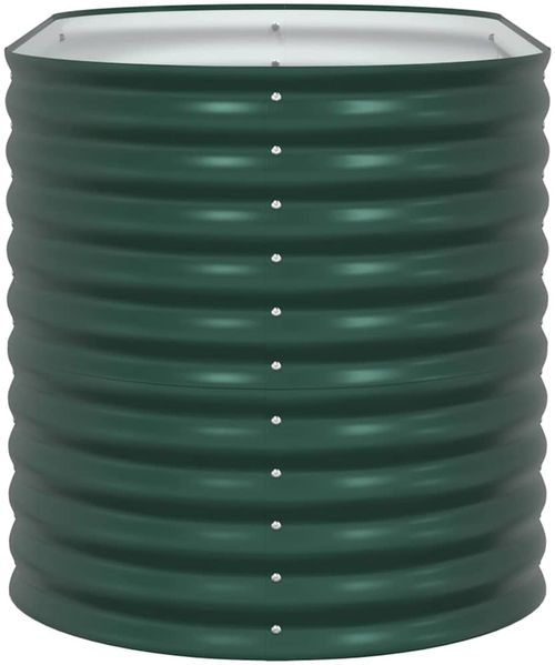 vidaXL Hochbeet Grün 160 x 80 x 81 cm Stahl 42008125 Bild 7