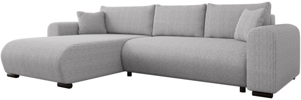 Ecksofa Merkos Cord (Farbe: Poso 110)