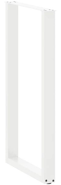 vidaXL Bartischbeine U-Form 2 Stk. Weiß 60x(110-111) cm Stahl 4013249 Bild 4