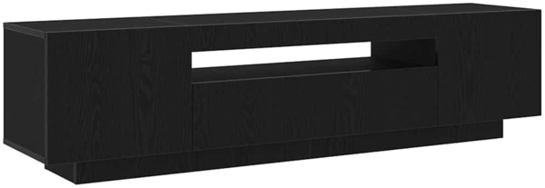 vidaXL TV-Schränk Schwarz 160 x 35 x 40 cm Holzwerkstoff 861103