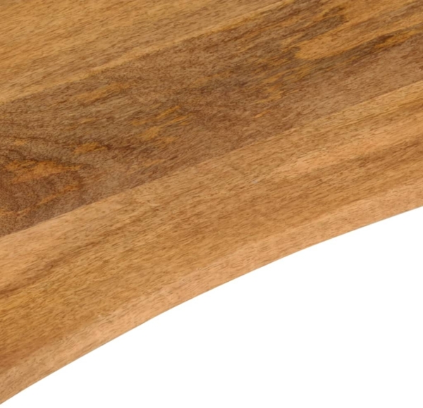 vidaXL Schreibtischplatte mit Aussparung 100x50x2,5cm Massivholz Mango 370209 Bild 6