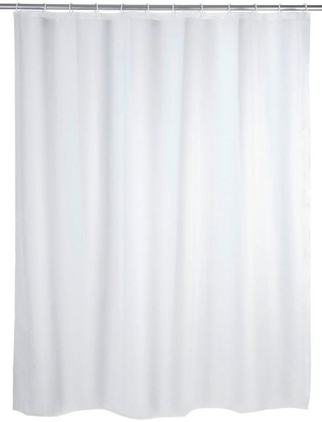 WENKO Duschvorhang Uni Breite 180 cm, Höhe 200 cm