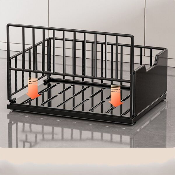 GarveeMore Küchenorganizer-Set Pull Out Kabinett Organizer, Metall Slide Out Schubladen für Küche