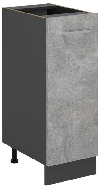 Vicco Apothekerschrank Beton 30 cm ohne Arbeitsplatte, R-Line