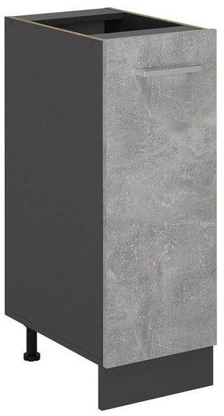 Apothekerschrank R-Line Beton 30 cm ohne Arbeitsplatte Vicco Bild 5
