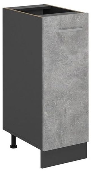 Apothekerschrank R-Line Beton 30 cm ohne Arbeitsplatte Vicco Bild 4