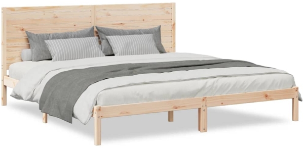 vidaXL Massivholzbett Extra Lang ohne Matratze 200x220 cm 3309319
