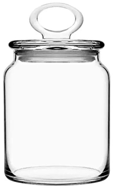 Pasabahce Kitchen Slim Vorratsdose aus hochwertigem Glas 860 ml - 19 x 8 cm