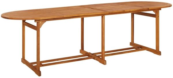 vidaXL Garten-Esstisch 280x90x75 cm Massivholz Akazie 315950