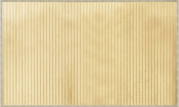 vidaXL Teppich Rechteckig Hell Natur 60x100 cm Bambus 376831