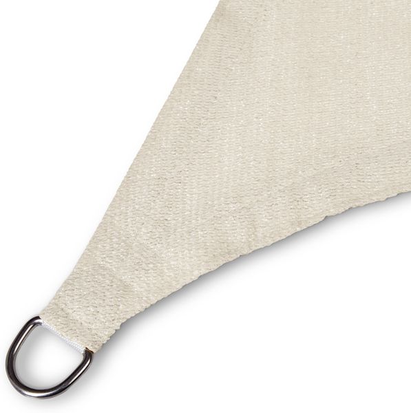 Lumaland Sonnensegel Polyester Dreieck 3 x 3 x 3 Meter Dunkelgrau Bild 6