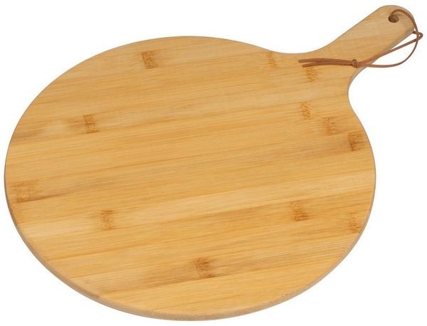 Macma Schneidebrett Rundes Pizzabrett und Servierbrett