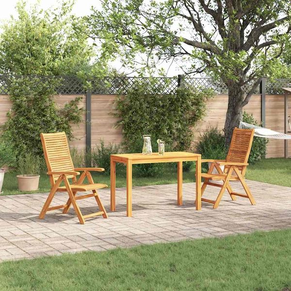 vidaXL Garten Essgruppe 3 pcs Braun Massivholz Akazie 3375623