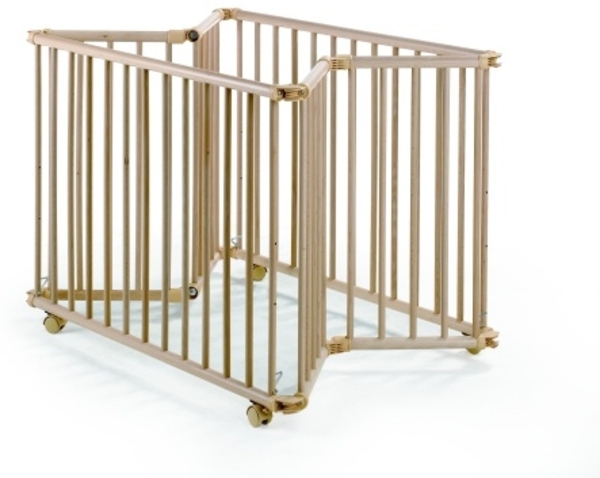 Geuther 2261+ Laufgitter Lucilee Plus 76x97 cm - natur 02 Bild 3