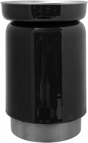 Beistelltisch Art Deco 175 Anthrazit / Silber