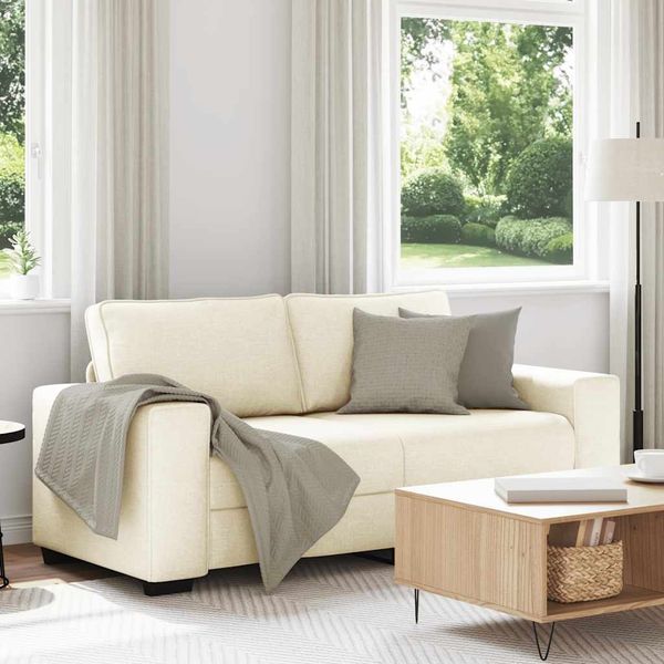 vidaXL 2-Sitzer-Sofa 180x77x82 cm Leinen 4105175