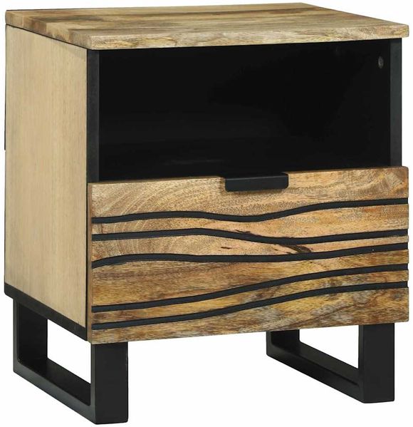 vidaXL Nachttisch Natur 40 x 33 x 46 cm Holzwerkstoff 4017942