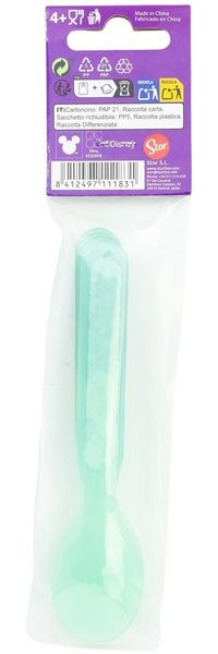 Disney Frozen Kinder Löffel Set 4 teilig geeignet für Mikrowelle und Spülmaschine ab 4 Jahre