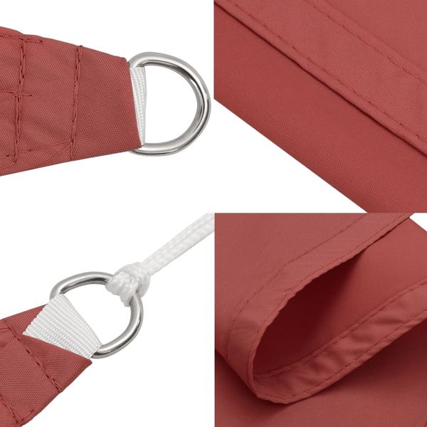 vidaXL Sonnensegel Oxford-Gewebe Rechteckig 6x7 m Terracotta-Rot 135387 Bild 7