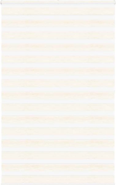 vidaXL Doppelrollo Marmorbeige 150x200cm Stoffbreite 145,9 cm Polyester 4014687