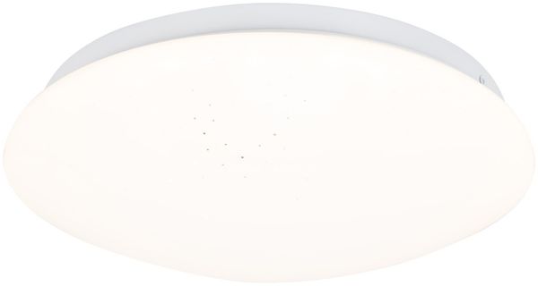 Mylight LED-Deckenleuchte Ø 31 x 7,2 cm warmweiß weiß