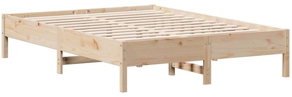 vidaXL Massivholzbett ohne Matratze 150x200 cm Kiefernholz 842694 Bild 2