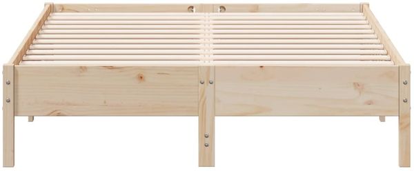 vidaXL Massivholzbett ohne Matratze 150x200 cm Kiefernholz 842694 Bild 4