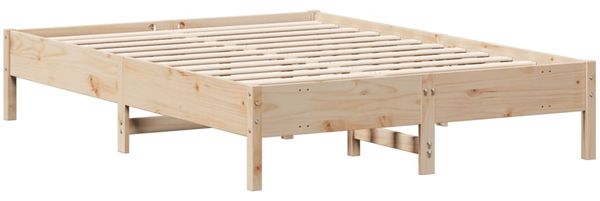 vidaXL Massivholzbett ohne Matratze 150x200 cm Kiefernholz 842694 Bild 6
