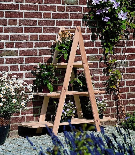 promadino Blumenständer Blummentreppe, BxTxH: 101x31x113 cm