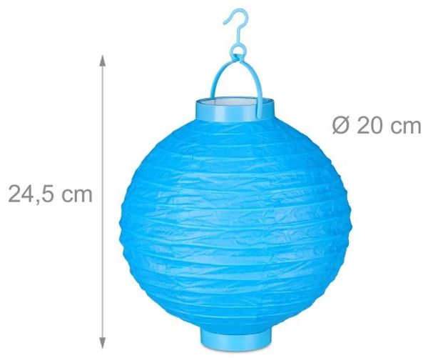 Relaxdays LED Lampions bunt 10 Stück Bild 5