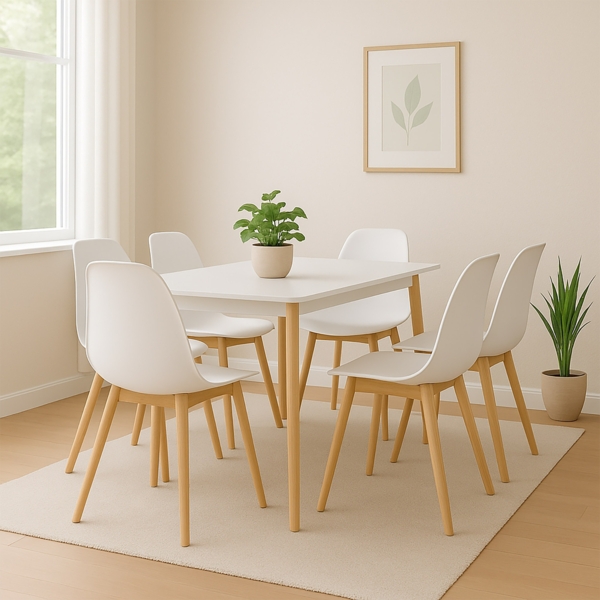 Raburg Esszimmerstuhl Schalenstuhl, Küchenstuhl im Set, Lino