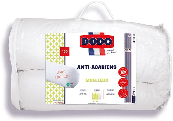 DODO - ACTIPLUS Nackenrolle Stoff Weiß - B x H 20 cm x L 160 cm