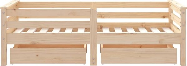 vidaXL Kinderbett mit Schubladen 70x140 cm Massivholz Kiefer 834441 Bild 6