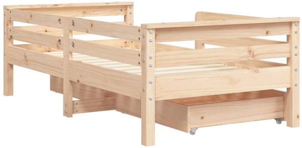 vidaXL Kinderbett mit Schubladen 70x140 cm Massivholz Kiefer 834441 Bild 7