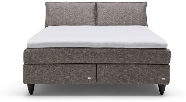 Aurelia Boxspringbett blau Uni-Stoff 218cm x 204cm x 112cm Bild 2