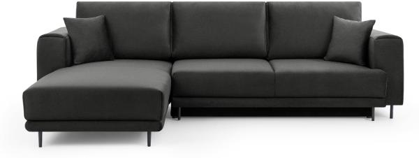 ELTAP 'Dalia' Ecksofa, Dunkelgrau, 95 x 190 x 289 cm, Links