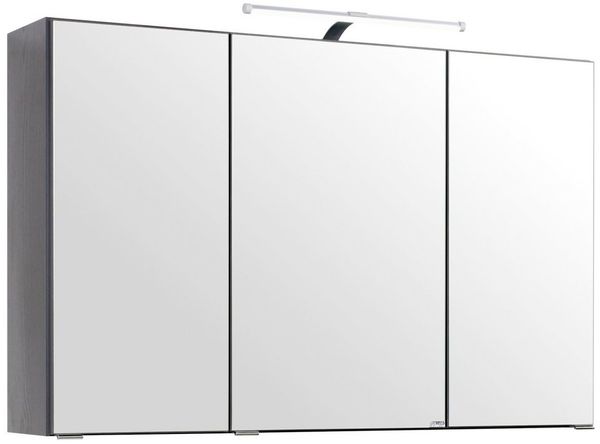 welltime Spiegelschrank Florida Breite 100 cm, mit LED-Beleuchtung