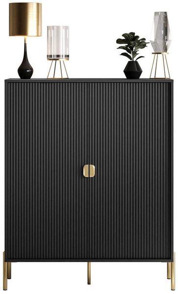 Lookway Kommode DALIA 2D mit Riffel-Front, Breite: 104 cm