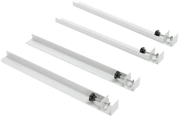 Primaster Universal-Tischfuß-Set weiß 4-teilig