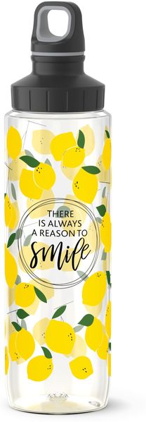 EMSA 'Drink2Go' Trinkflasche, T.Smile, Kunststoff gelb, 0,7l