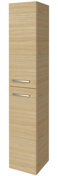 FACKELMANN B.STYLE Hochschrank 30 cm breit, Braun, Türanschlag links